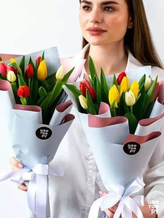 11 тюльпанов микс